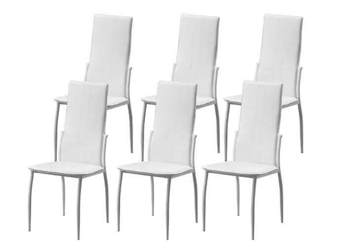 Pack Silla de Comedor C-01 en Polipiel/Metal 